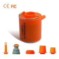 giga pump 2 0 portable mini air pump 3 in 1 electric inflator vacuum pump lantern for outdoors camping air mattress bed toys