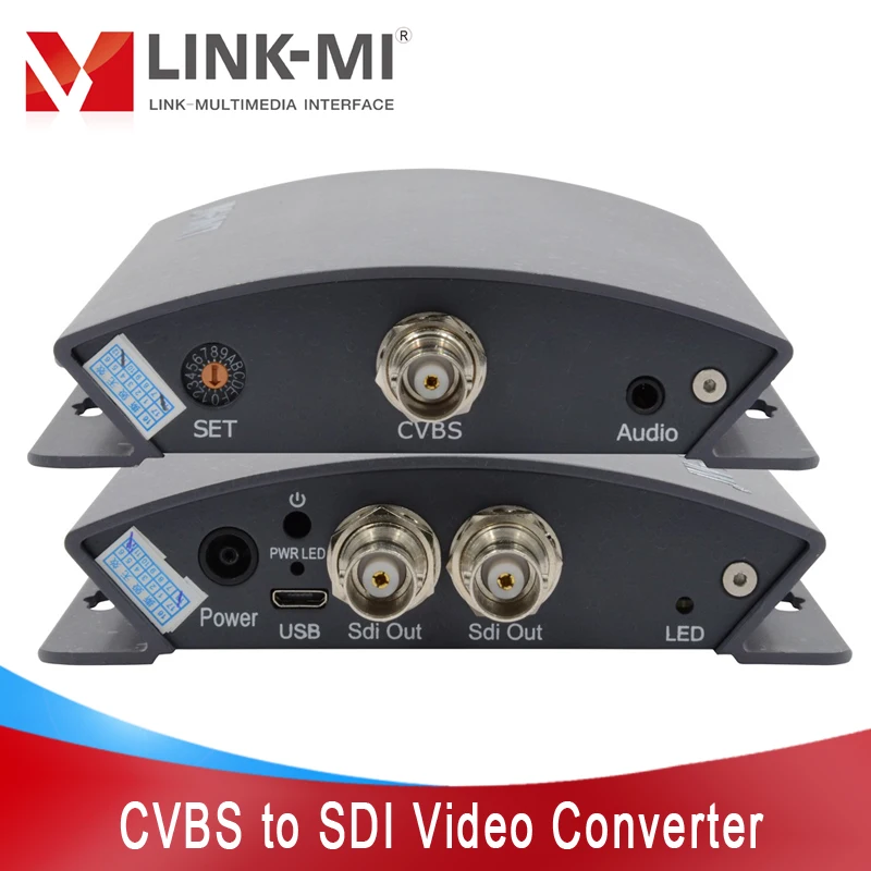 LINK-MI преобразователь CVBS в SDI с настройкой DIP Switch поддержка функции преобразования