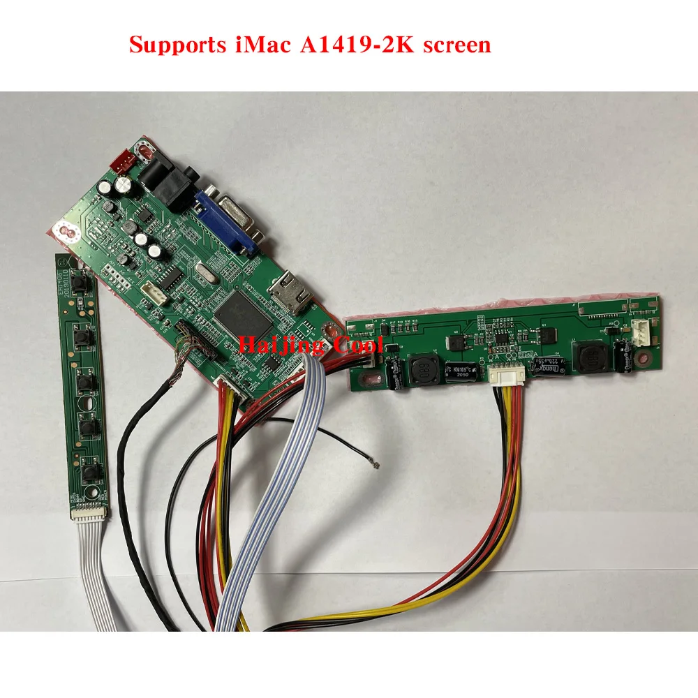 

Haijing Cool Diy LCD Monitor 27" iMac A1419 2k LM270WQ1 SD F1 F2 Display Screen Controller Driver Board Kit Test Mainboard