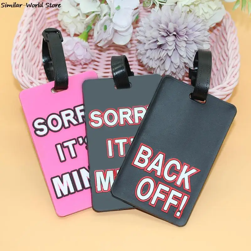

Travel Acc Luggage Tag Portable PVC Name ID Labels Privacy Luggage Labels for Travel Bag Suitcase Baggage Tag Portable Label