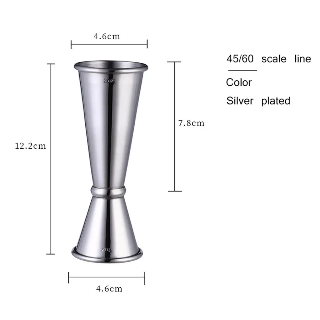 

Стакан для коктейлей Jigger из нержавеющей стали японский дизайн Jigger двойной дух мерная чашка для дома Бар вечевечерние бар аксессуары