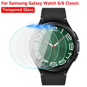 100D Screen Protector For Samsung Galaxy Watch 6 40mm 44mm Tempered Glass  on galaxy Watch6 Classic 43mm 47mm watch5 Pro 45mm
