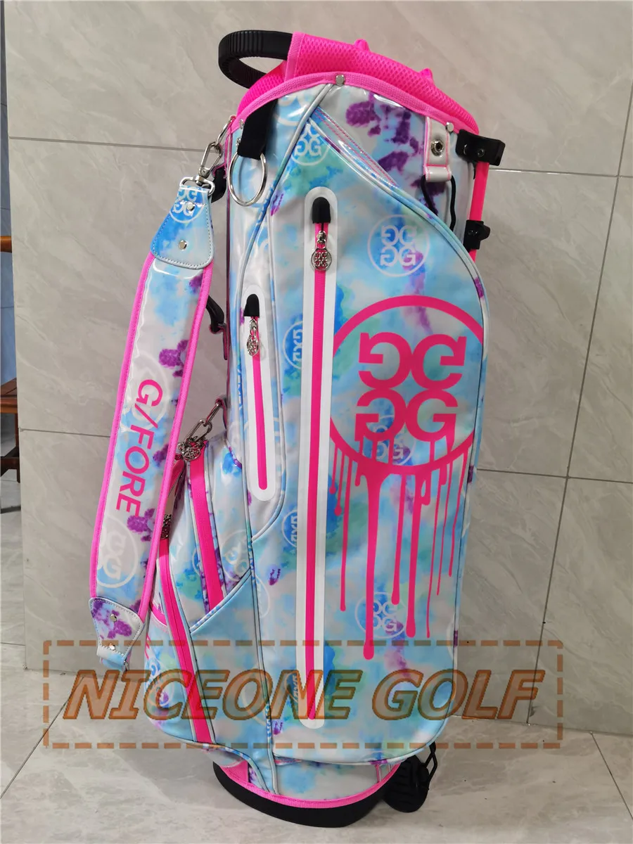 Golf bag lightweight fixed bag printed PU Club bag Men's and women's golf articles outdoor sports leisure golf bag waterproof
