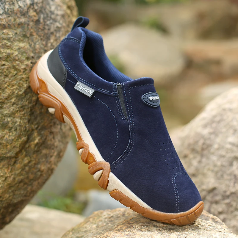 

New Arrival Casual Sneakers Man Comfortable Loafers Men Shoes Khaki Blue Walking Driver Footwear Mens Wearable Casual Shoe Adult