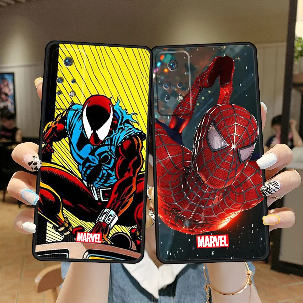 

Soft Back Casing Case Cover for Redmi Note 10 11 Pro 8A 9A 9T 10C 7A 10A 9C Note11 11S 10 5G 4G 9S 7 Celular Spider Man Marvel