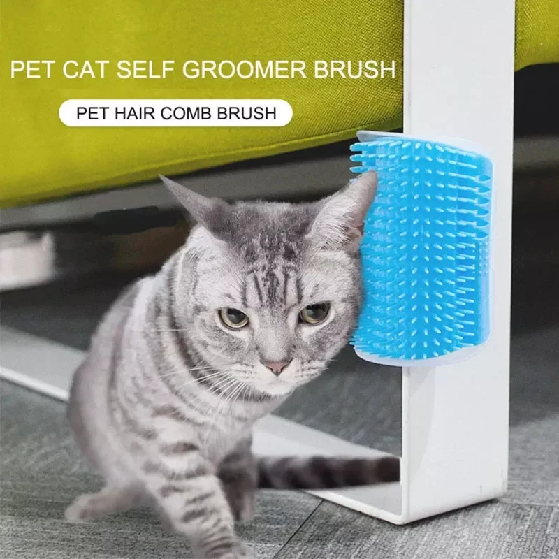 

2023NEW Brush Corner Self Groomer Massageer Brush Hair Removal Comb Pet Supplies Grooming Hair Shedding Trimming Cat Massage Bru