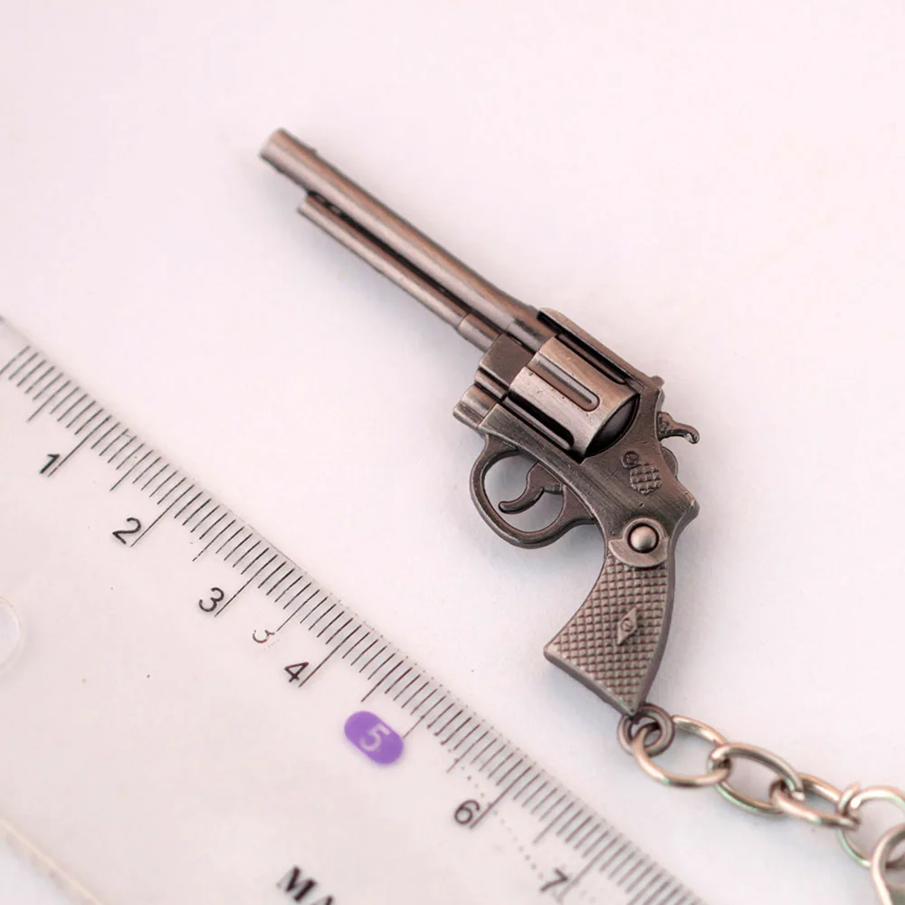 Фото Брелок для ключей CS GO CSGO 6 см модель револьвера мужчин винтажная металлическая