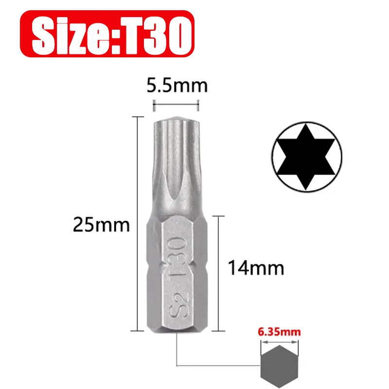 

Набор бит Torx S2 1/4" Тайвань