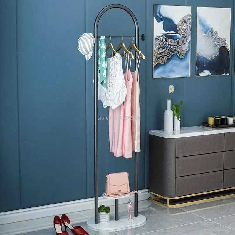 

Living Room Floor Coat Rack Simple Modern Designer Bedroom Clothing Racks Hallway Porch Front Desk Storage Shelves furniture