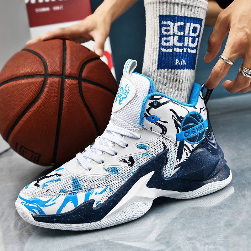 2022 New Arrival Basketball Shoes Men Breathable Confortable Sports Shoes Unisex Men Women Training Athletic Sneakers Size 35-45