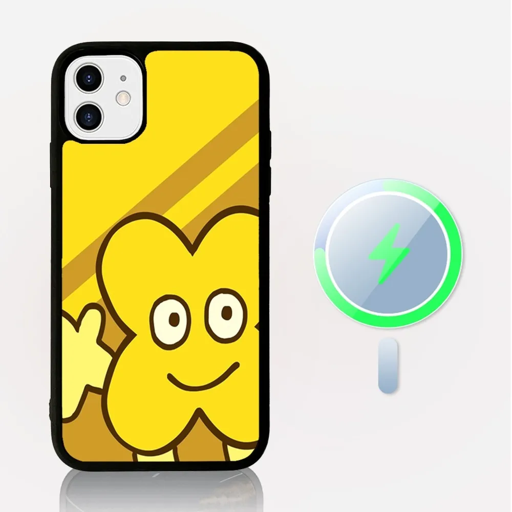 Bfdi Battle For Dream Island Phone Case Magesafe Magnetic Wireless Charge iPhone 16 11 12 13 14 15 Pro Max Plus Mini
