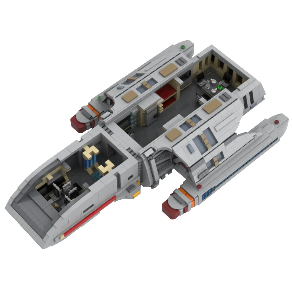 MOC- 147771 Модель Space Trek Runabout строительные блоки классы Danube космический корабль