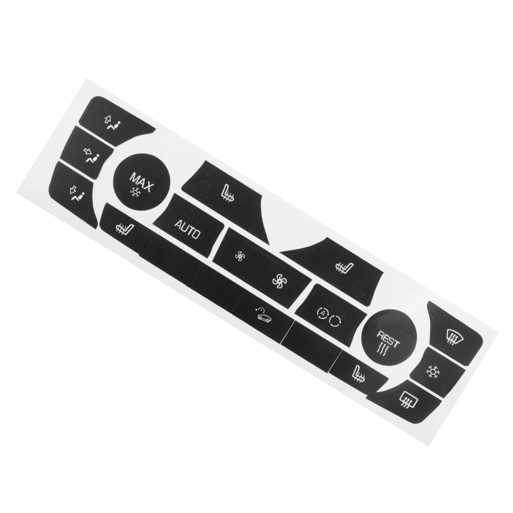 

Automobile Accessories ​Climate Control Kit Sticker AC Climate Button High Grade Vinyl Knob Sticker Repair Kit