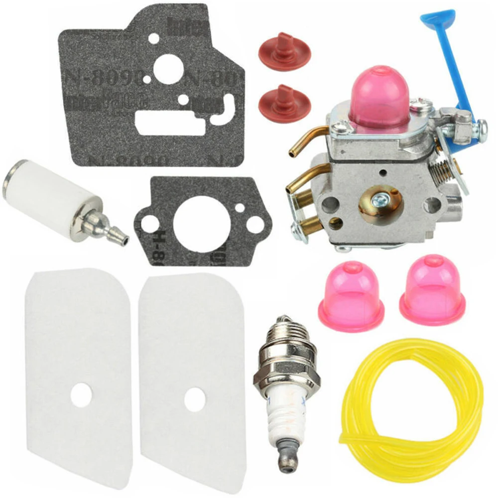 

Carburetor For Husqvarna 545081848 C1Q-W40A 128C 128CD 128L 128LD 128LDX 128R Carburetor Spark Plug Check Valve Kit
