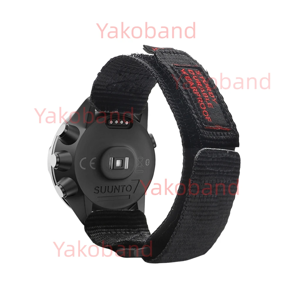 

Watch Strap for Suunto 9, Premium Heavy Duty Nylon Watch Strap for Suunto 7, Sports Watch Band Replacement for Men/Women