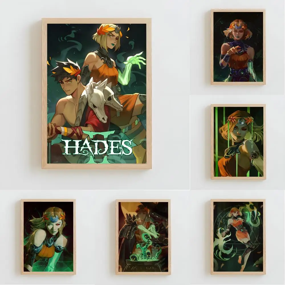 Фото Постер с изображением видеоигры H-Hades 2, высококачественные и доступные по цене наклейки на стену для украшения общежития и гостиной №1