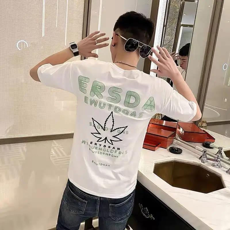 

Футболка мужская летняя с коротким рукавом и принтом в стиле аниме