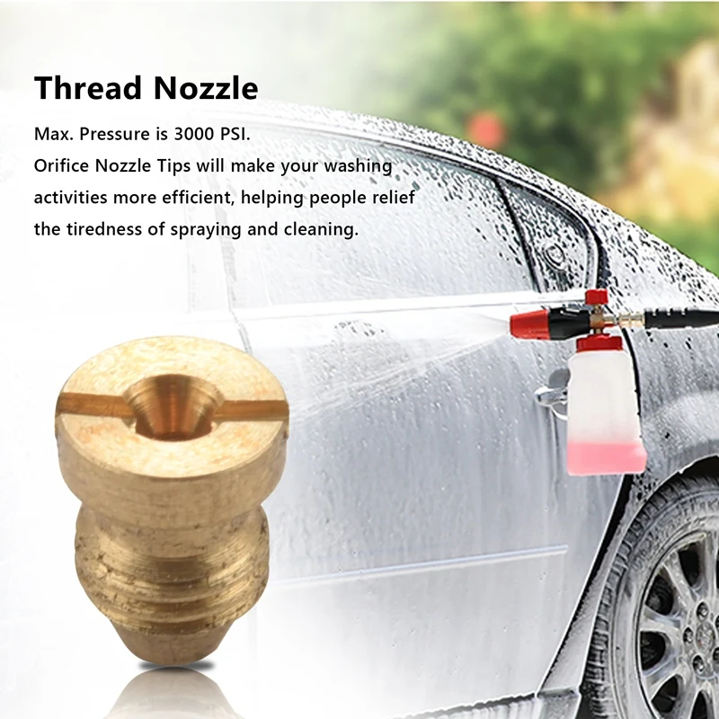 3 шт. насадки для пенной пушки 1 мм