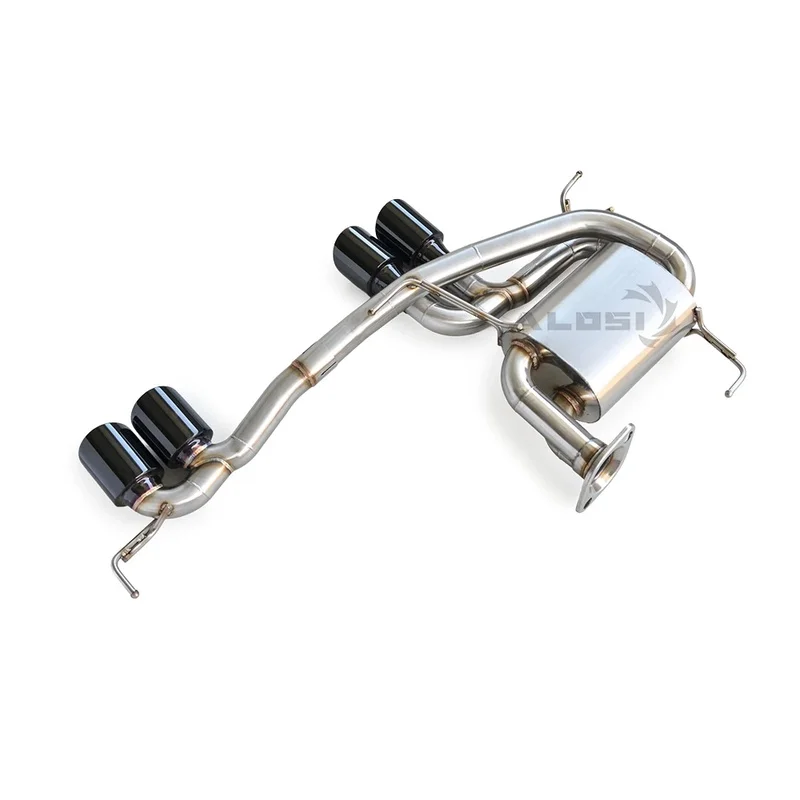 Фото Выхлопная система Catback для BMW E90 E92 320i 318i 325i 2007-2012 с четырьмя выходами и диффузором M3 для спортивного звучания автомобиля №2