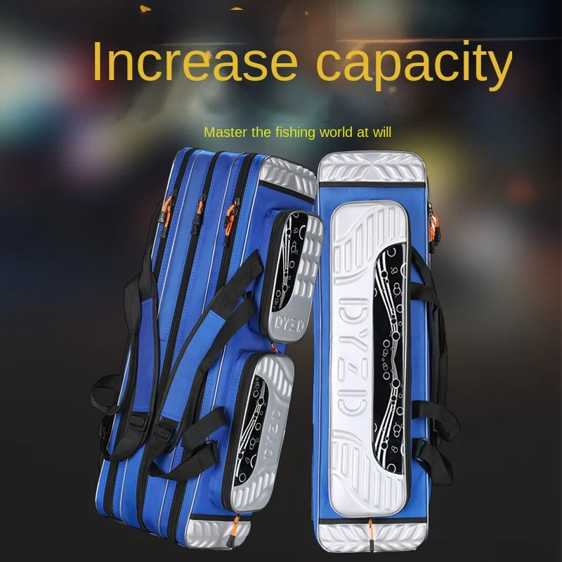 

With thick shoulders fishing bag waterproof fishing paraphernalia bag is 1.25 meters
