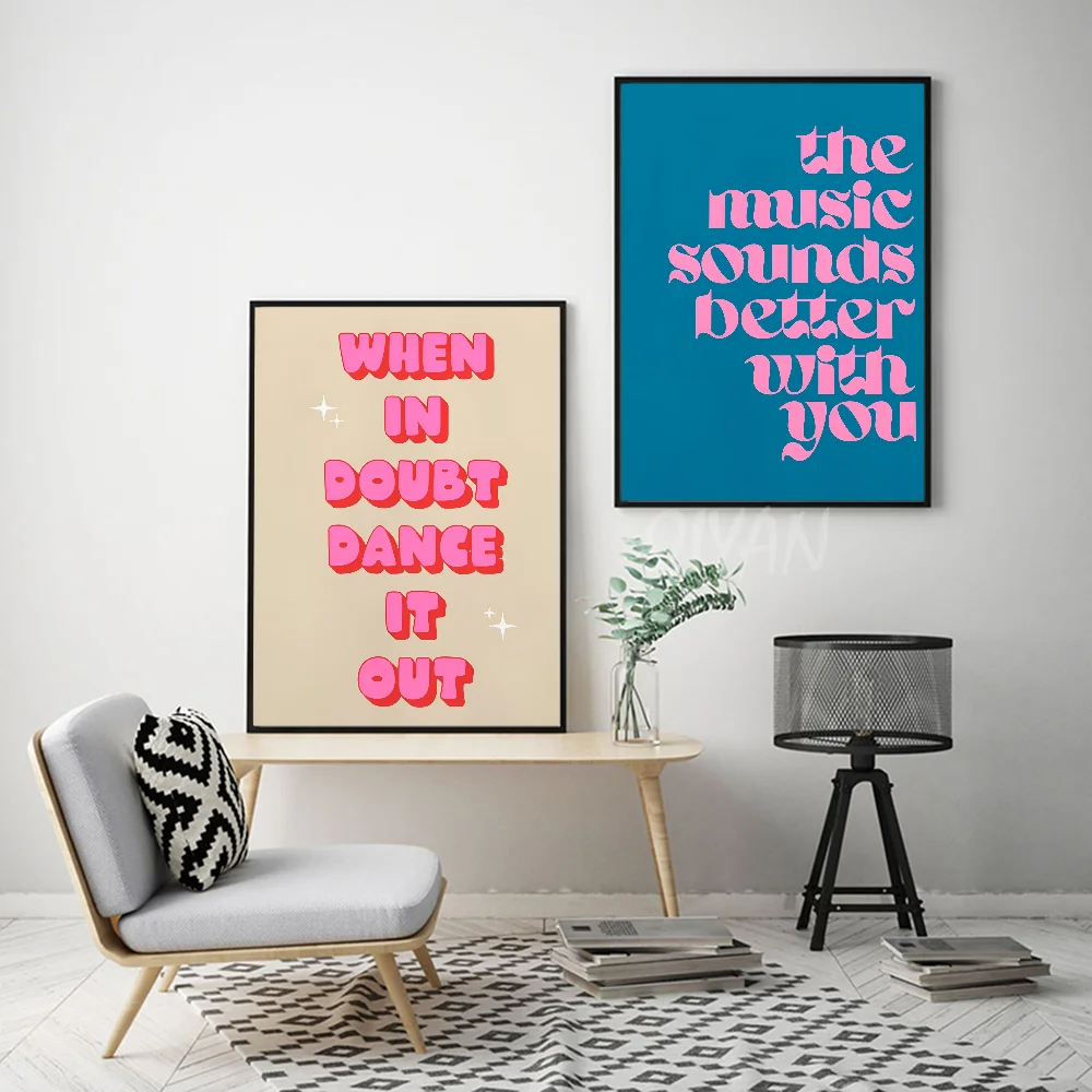 Abstract Jazz Festival Record Machine Music Symbol Art Poster Stickers Wall Murals Decor Game Room Gifts HD Painting