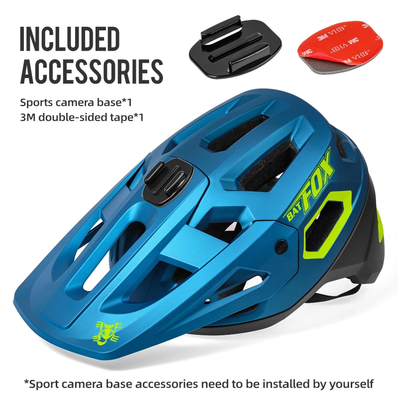 Велосипедный шлем BATFOX защитная Кепка для горных велосипедов Гоночное