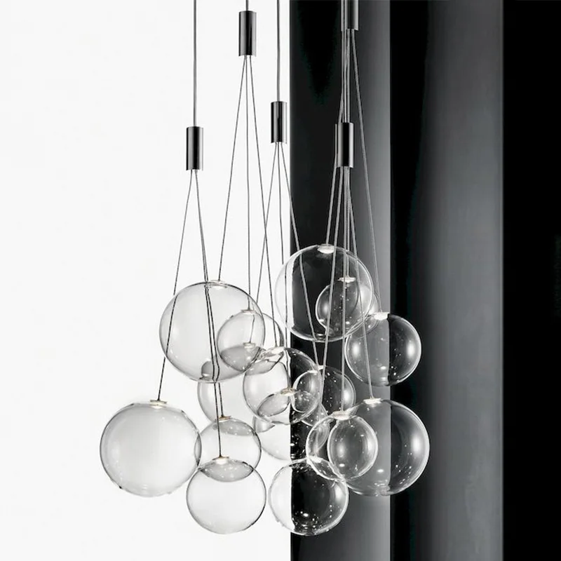 

Nordic Glass Lamp Bar Pendant Lamp Random Bubble Pendant Light Home Decor Bathroom Pendant Lighting Cluster Pendant Light