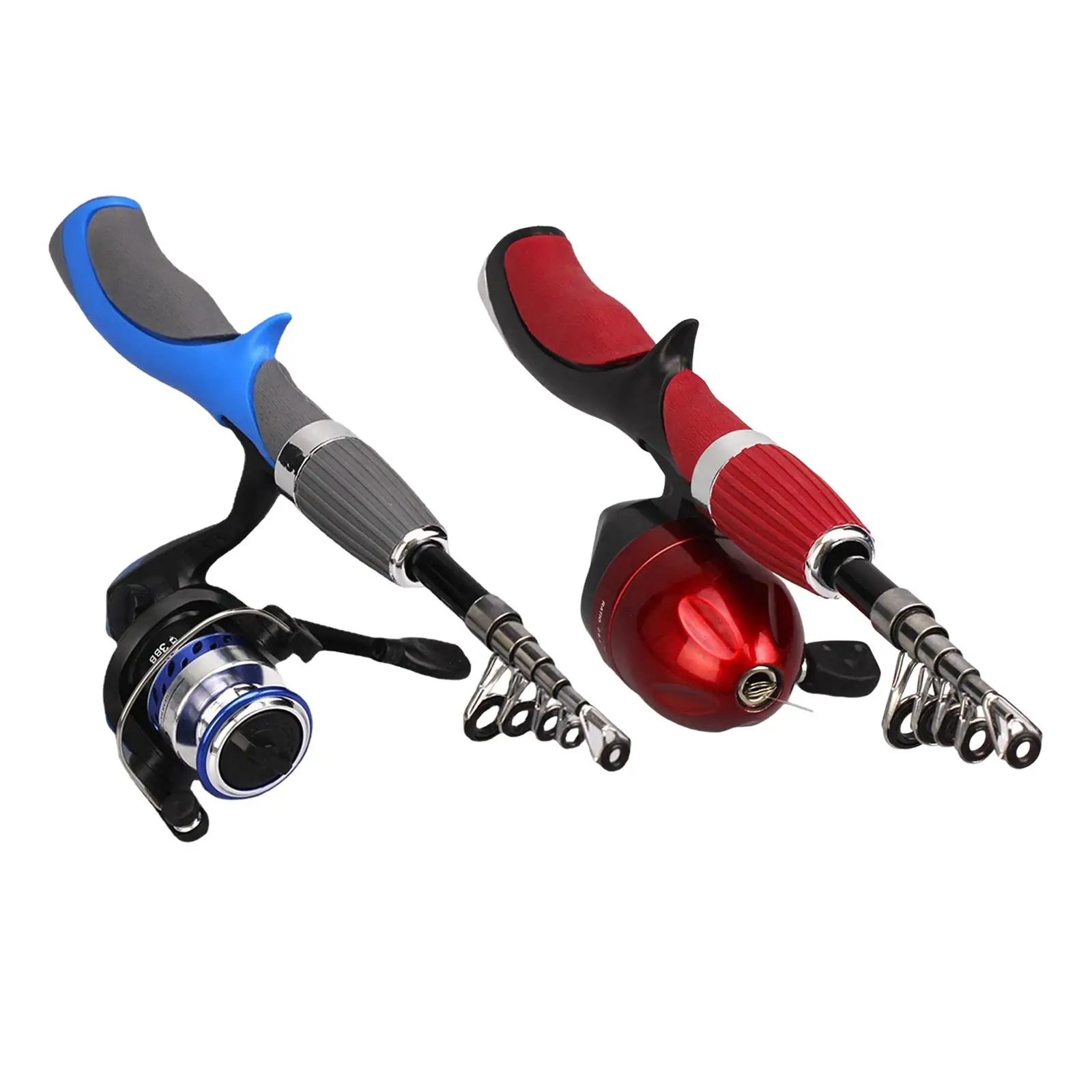 

Ice Fishing Rods Telescopic Carbon Fiber with Guide Rings 1.4M Length Ice