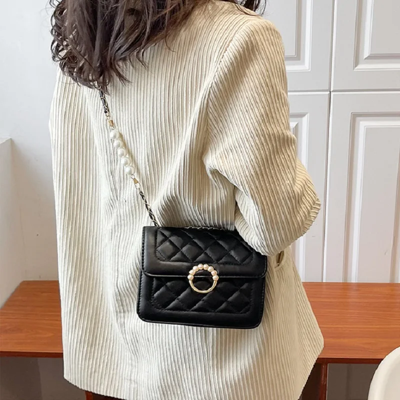 Women's Fashion PU Crossbody Shoulder Handbag Minimalist Shopping Messenger Trend Lightweight Wallet and Phone Bag