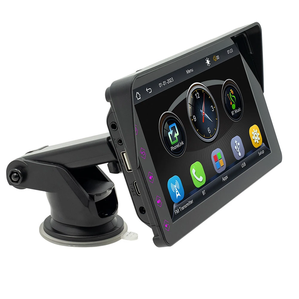 

Автомобильная стереосистема, совместимая с Carplay, Android AUTO, 7-дюймовый экран 2,4G/5G WiFi FM, беспроводной портативный автомобильный аудиоприемник, Прямая поставка