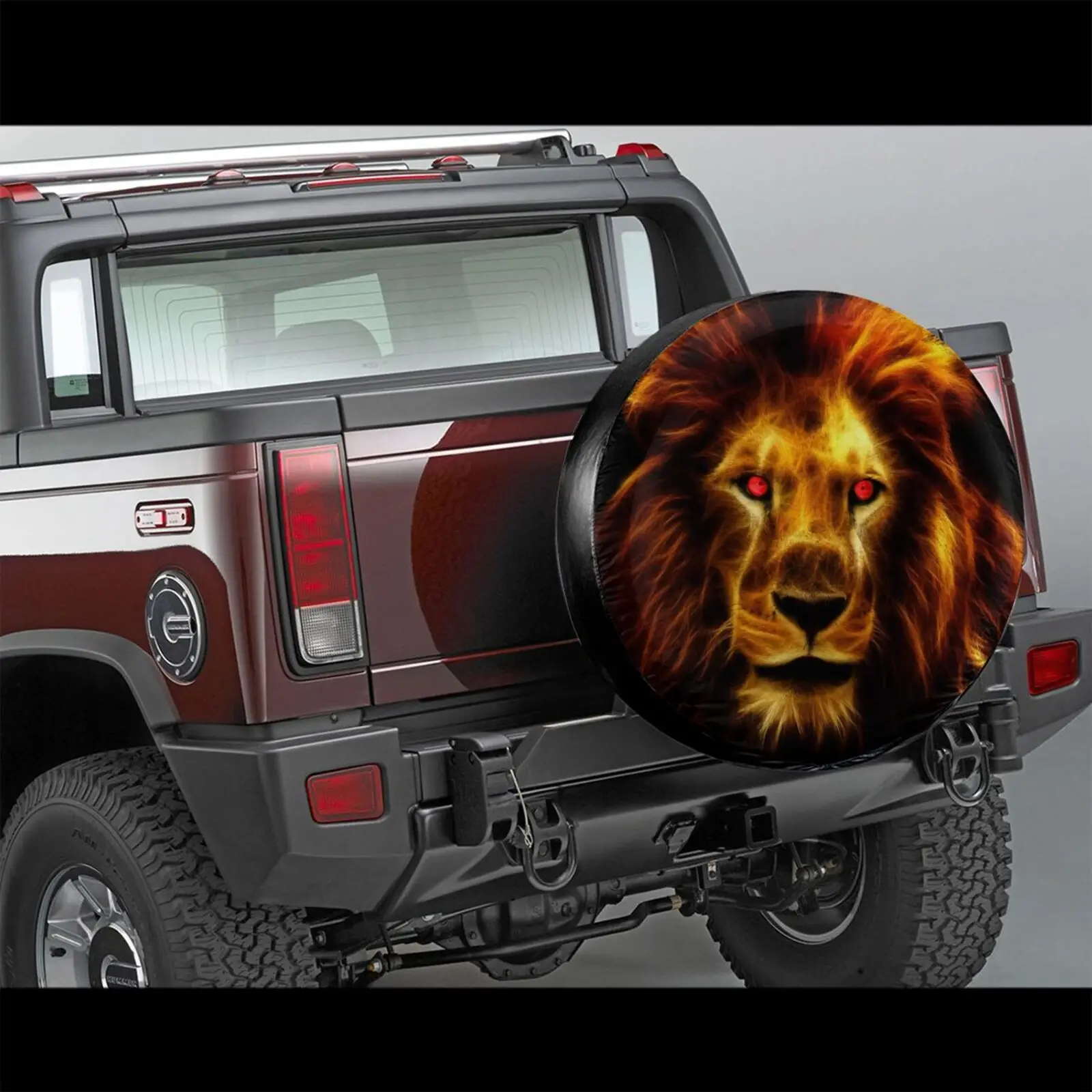 

New Design Lion Tiger Animal Tire Accessories Cover for Spare Tire 3d Custom Print Free Shipping for Suv Truck Vehicle