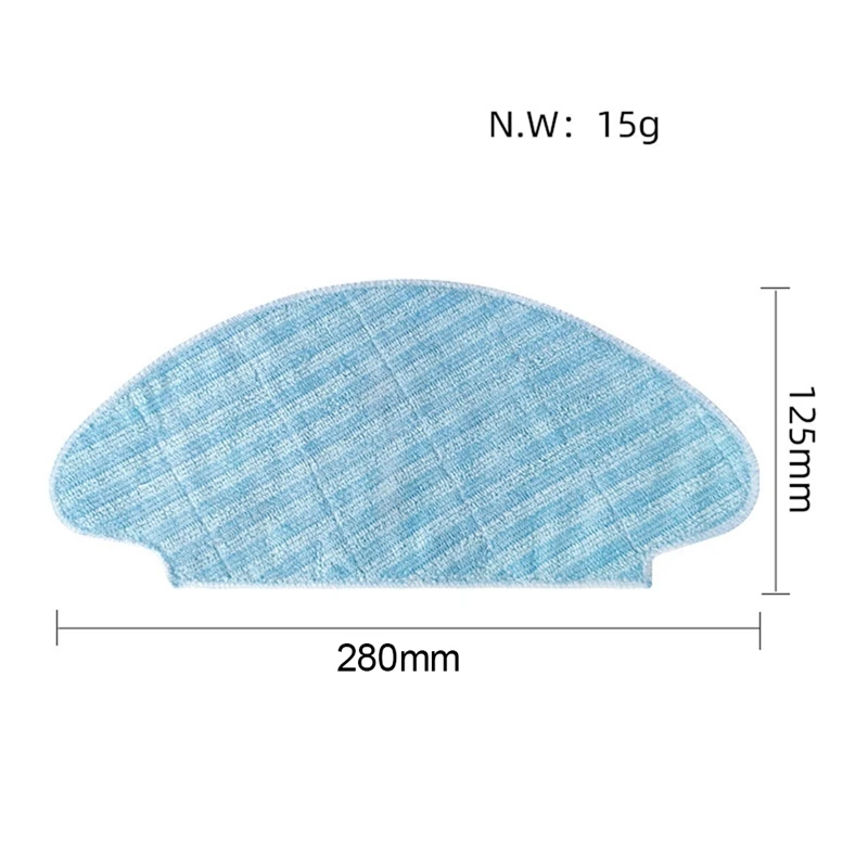 6 шт. тряпка для швабры Tefal Rowenta Explorer X-Plorer Serie 20 40 50 робот-пылесос запасные части