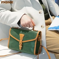 pndme luxury natural genuine leather womens small handbag fashion designer outdoor party real cowhide shoulder messenger bag