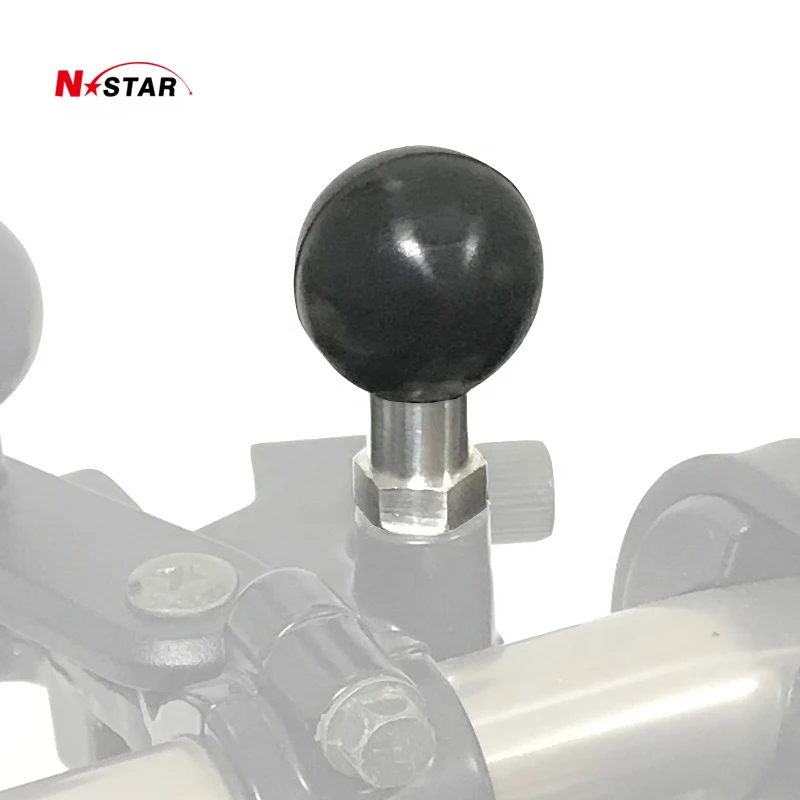 Фото M10 Ram Mount 1 ''шаровой адаптер M10 X 1,25 с резьбой, шаровая основа Nstar, держатель для телефона для мотоцикла, крепление для мобильных аксессуаров №3