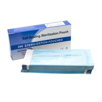 200pcs dentista self sealing sterilization pouch disposable medical dental tools tattoo dental nail art storage bag accessories