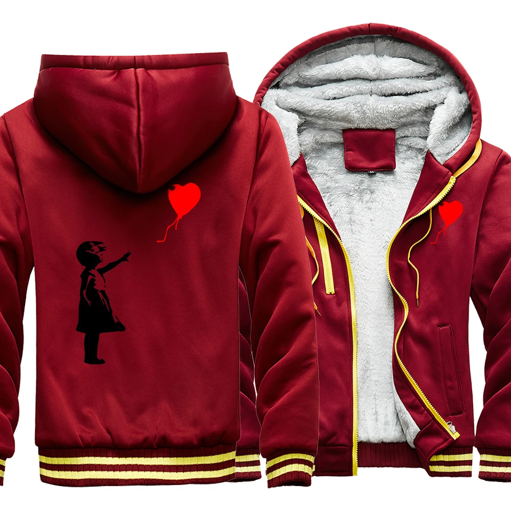 Мужская камуфляжная куртка с длинным рукавом и принтом в виде воздушных шаров