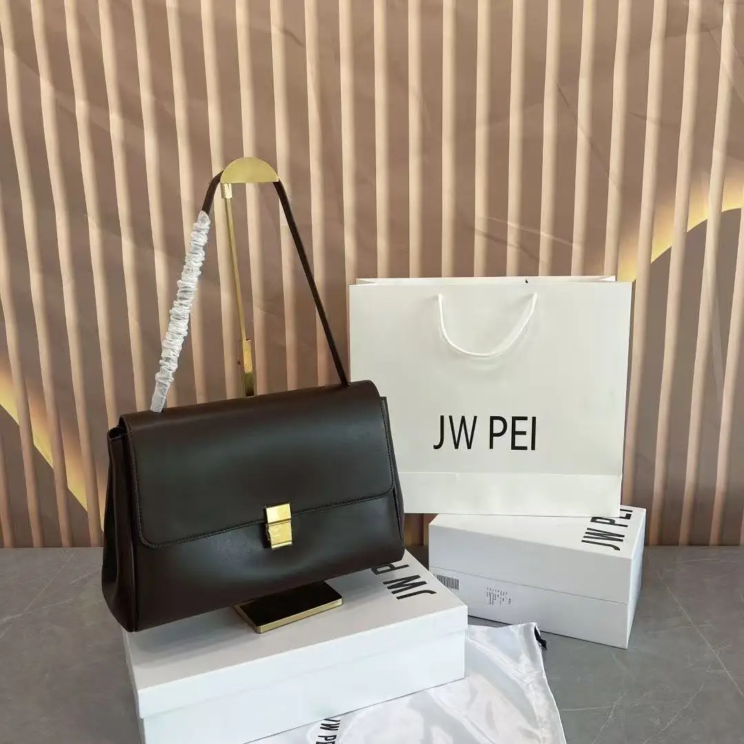 Фото Новая женская сумка JWPEI 2026: маленькая квадратная сумка для работы и повседневного использования, универсальная, высококачественная, в стиле кэжуал, с ручкой для переноски. №3