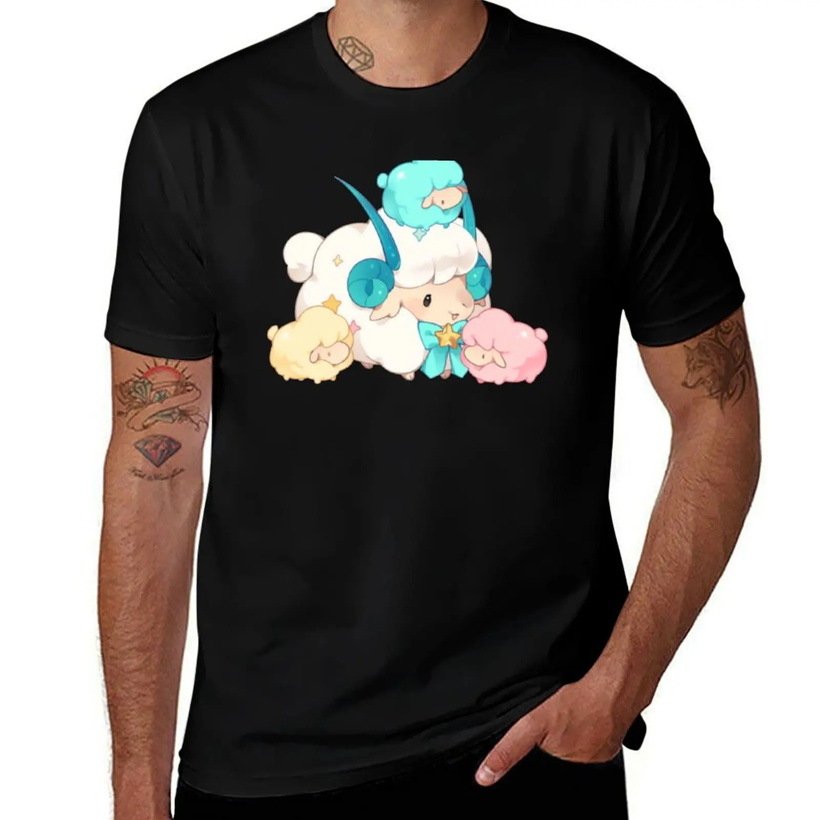 Футболка Wooli and Friends хлопковые футболки с рисунком мужские винтажные в стиле аниме