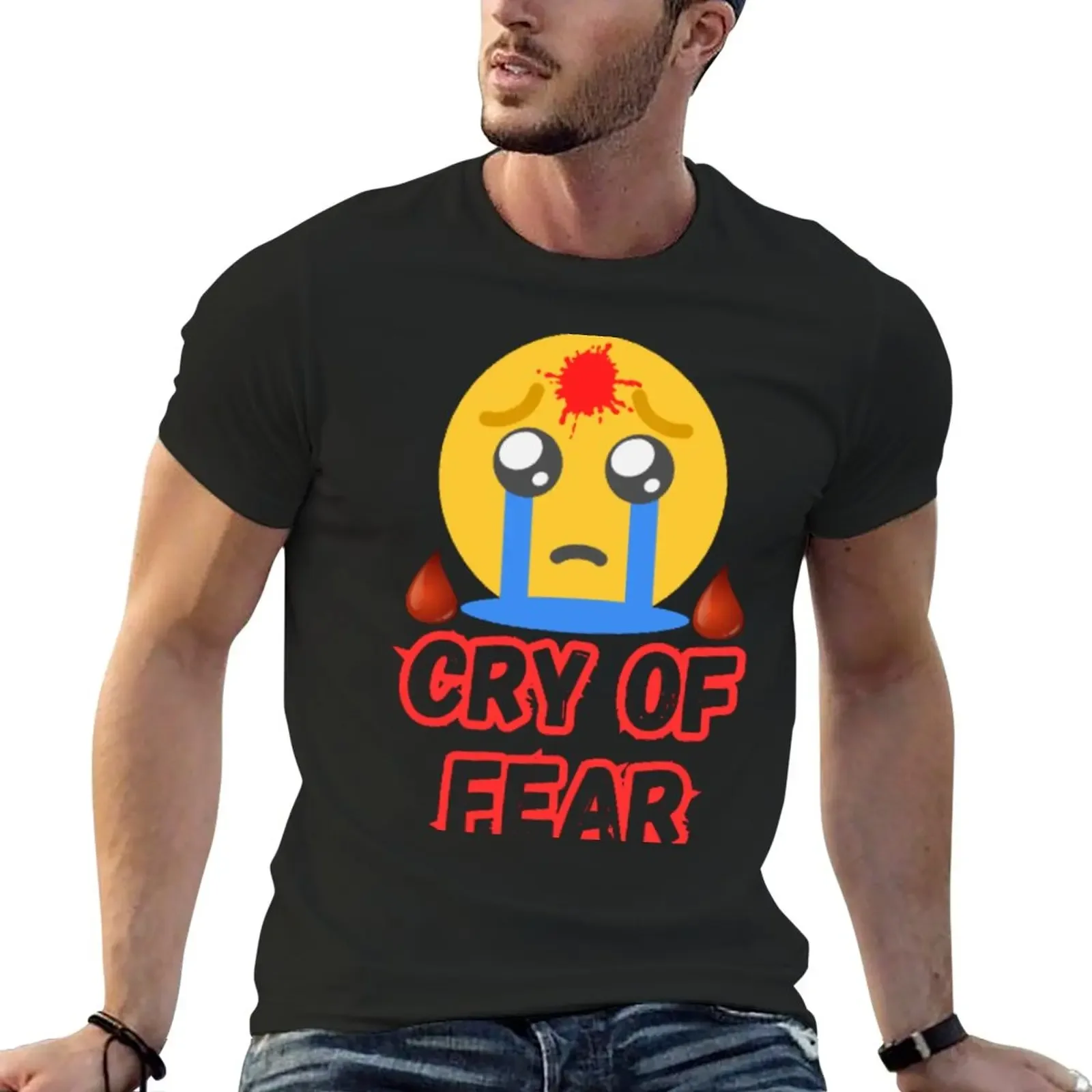 Новая футболка Cry of Fear белые футболки для мальчиков винтажная с графикой топы