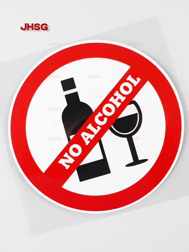 

Предупреждающие наклейки против алкоголя из ПВХ