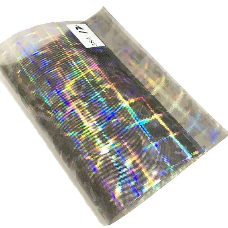 

30x135cm Camouflage Bright Color Colorful PVC Transparent Holographic Faux Leather Sheets for HandBags Keychains Bows DIY Crafts