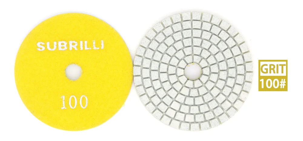 

SUBRILLI Алмазные полировальные накладки 3-7 дюймов