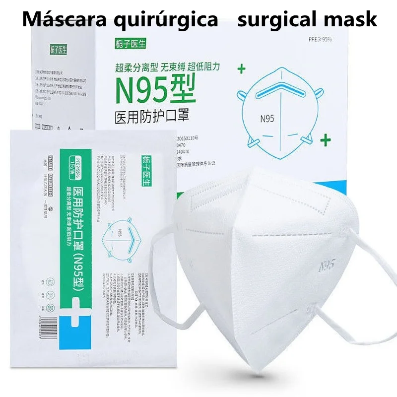 CCertified Surgical Mask Approved Adult Masque Sterile Disposable Medical Masks Earloop Mascarillas Quirurgicas Homologadas