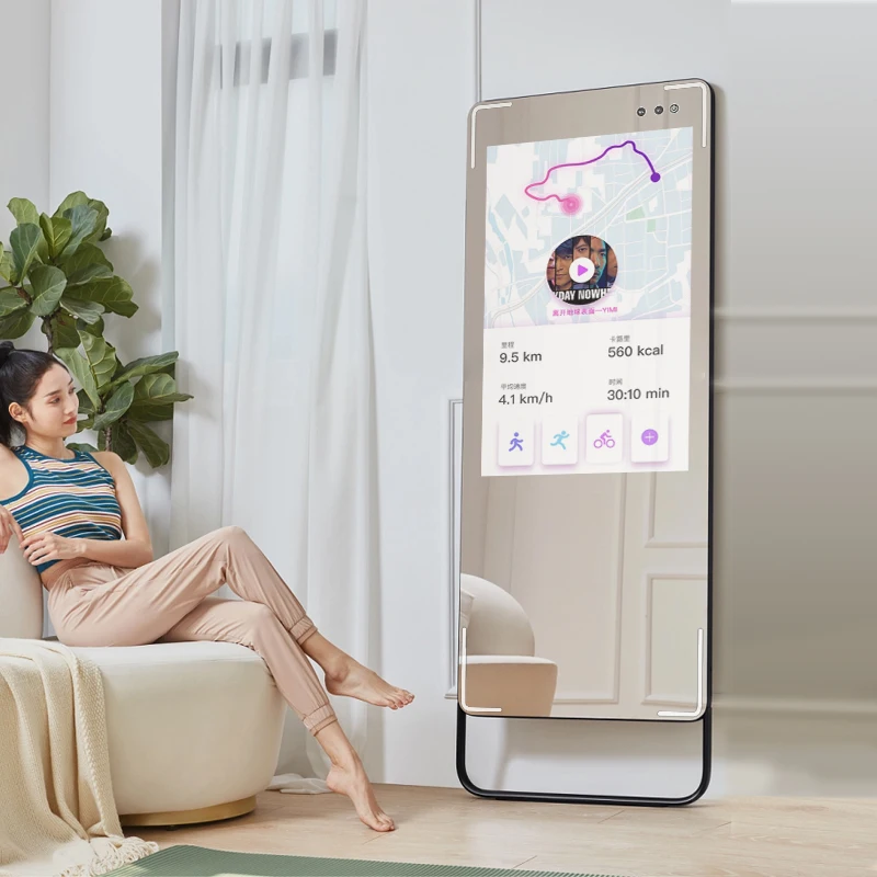 

Modern Style Fitness Smart Mirror Salon Smart Touch Led Mirror Touch Screen