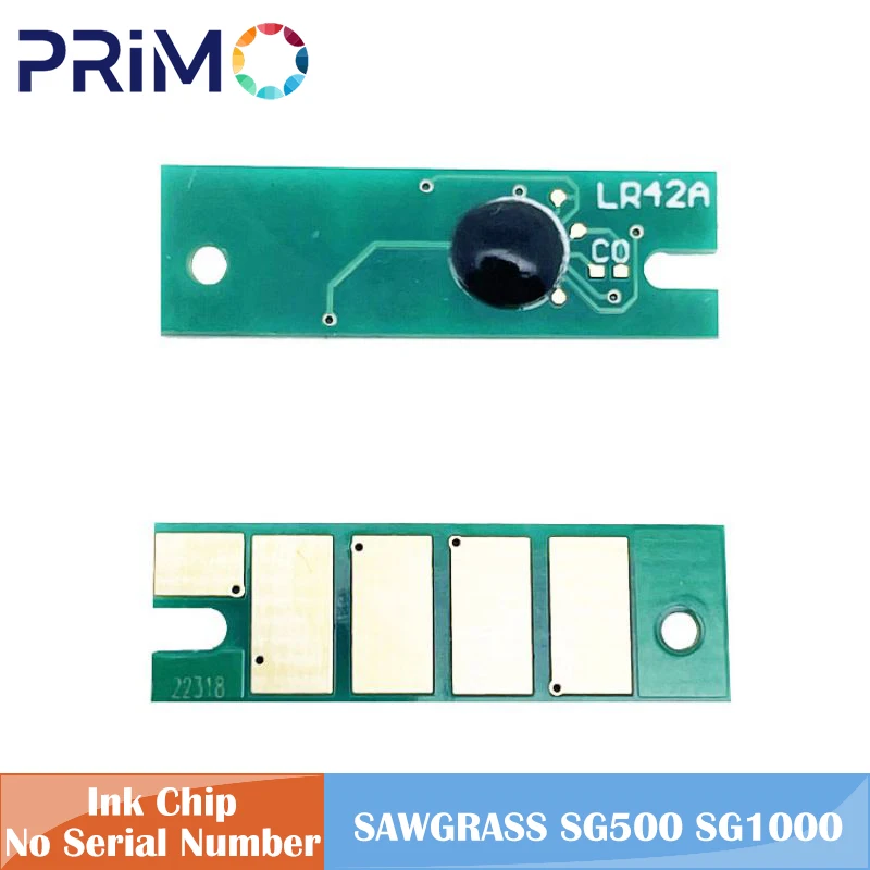 Нет последовательного номера SG500 SG1000 Одноразовый чернильный чип для Ricoh SAWGRASS
