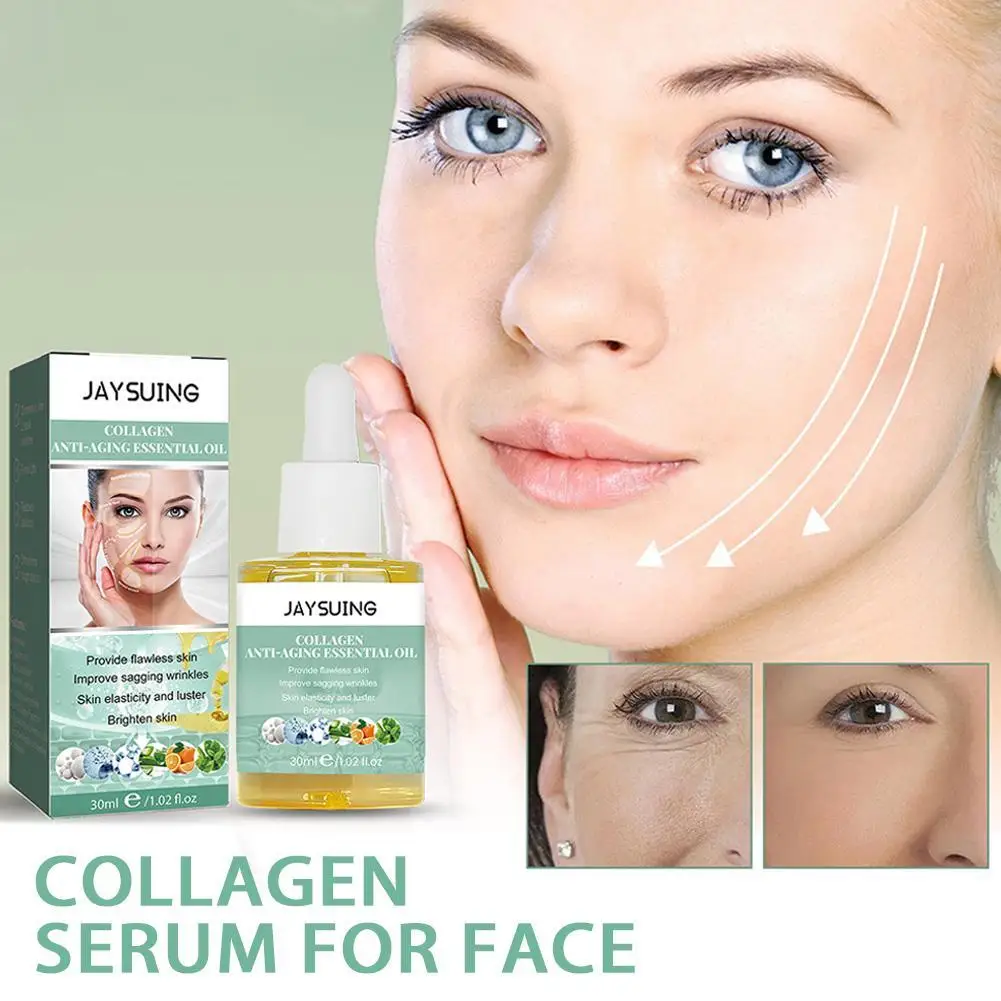 

Collagen Anti-aging Essence Fade Fine Lines Lighten Dark Spots Moisturizing Firming Lifting Anti-wrinkle Facial Skin Repair Care