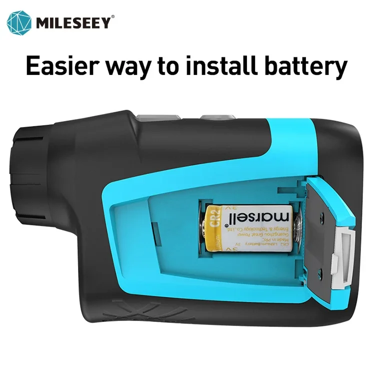Mileseey PF210 Измеритель дальнего действия 600M Цифровой лазерный дальномер для игры в