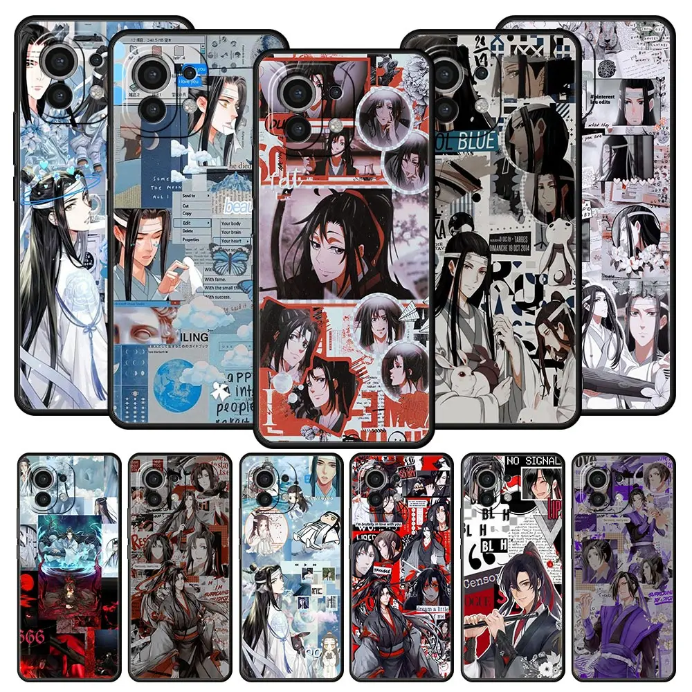 

MDZS Mo Dao Zu Shi Phone Case For Xiaomi Poco X4 X3 NFC F3 F4 M3 M4 Mi Note 12T 10 12 11 Ultra 11T Pro 10T Lite 9T 11i 5G Cover