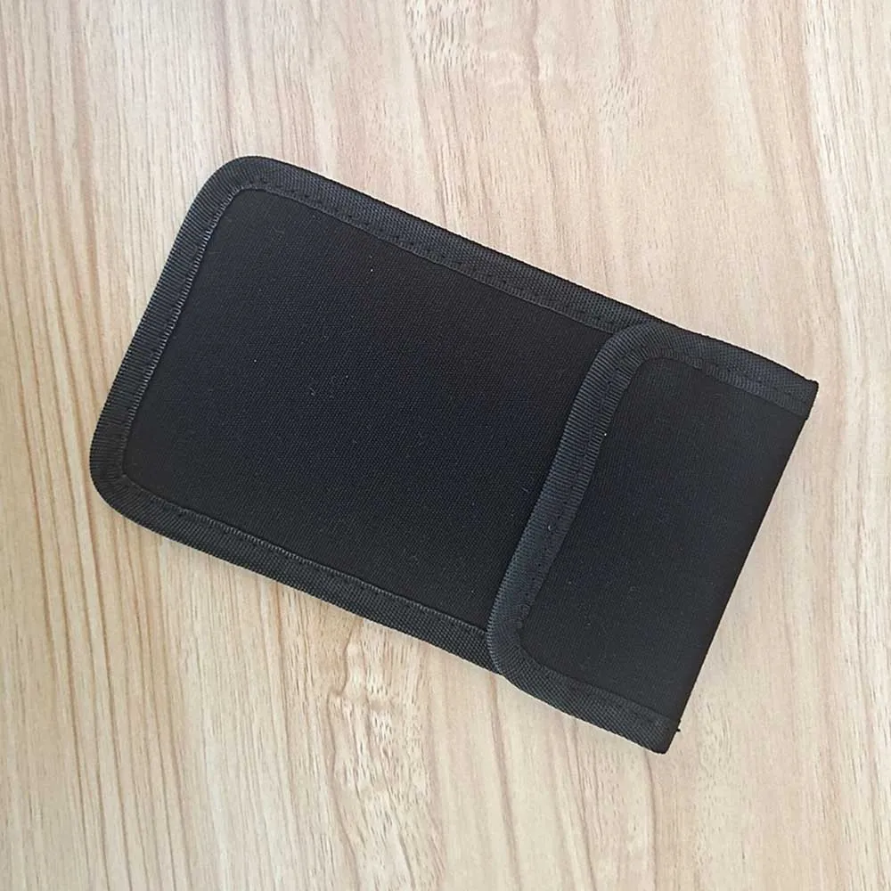 

1 Pcs Car Key Bag Signal Shielding Case Black Faraday Bag Radio Frequency Identification Blocker Cover Interior Accessories