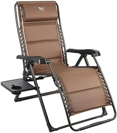 

Zero Gravity Lounger Outdoor Recliner Chair, Grey